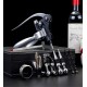 Valiza Deluxe cu 9 Accesorii de Vin - Gift Set - 2