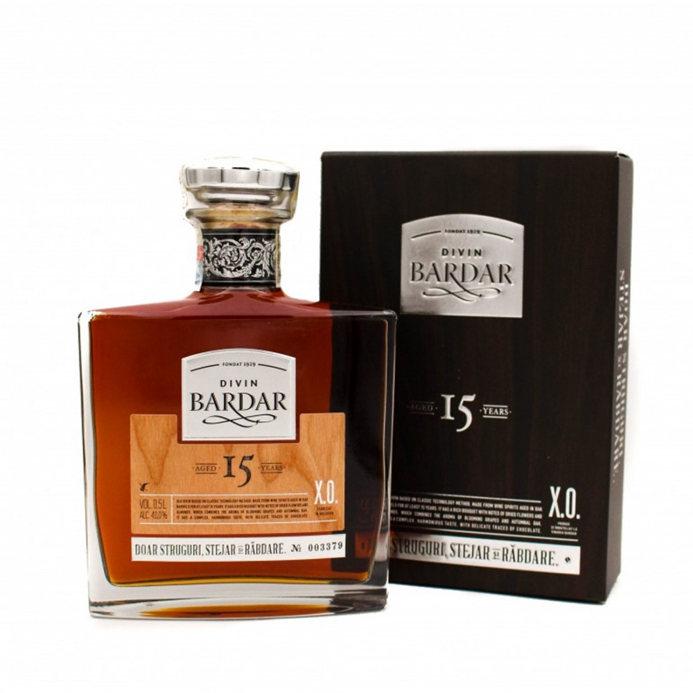 Bardar Silver 15 ani Divin X.O. 0.5L