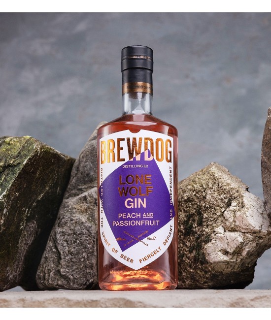 ALL PRODUCTS - Brewdog Lone Wolf Peach and Passion Fruit Gin 0.7L