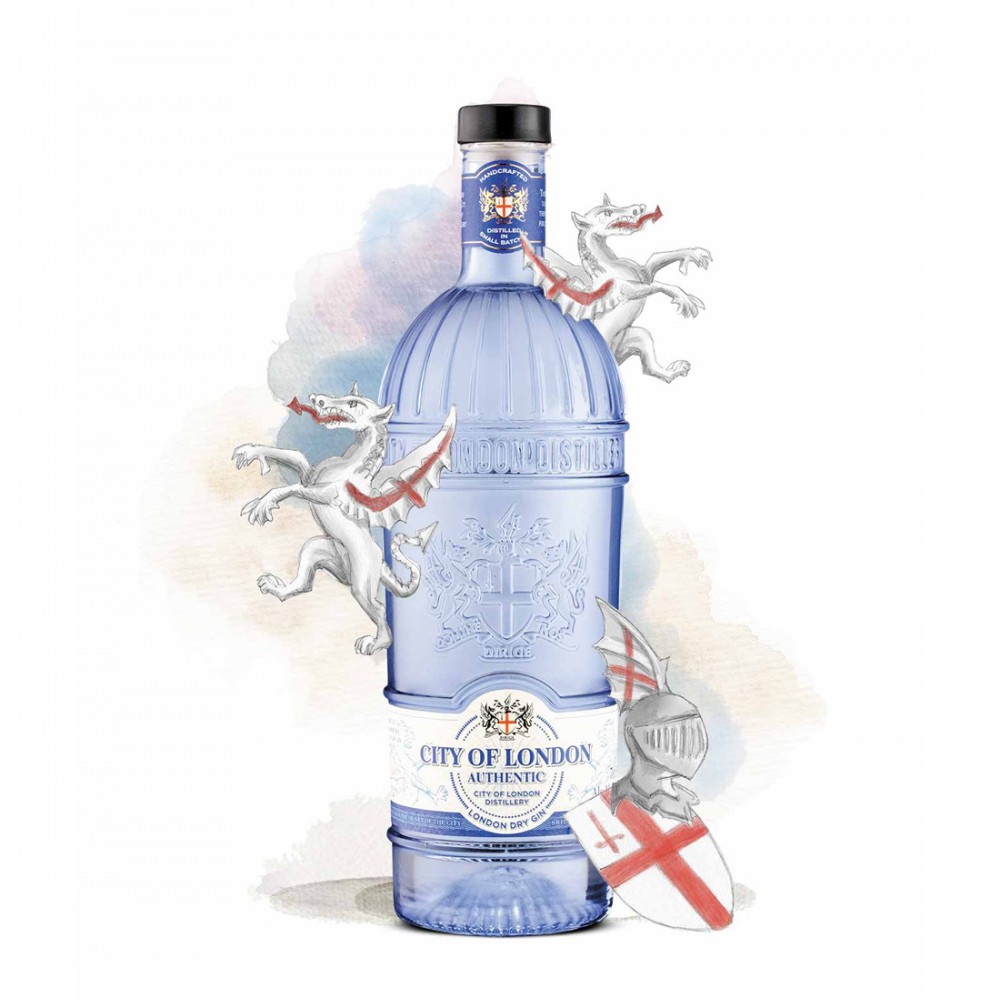City of London Authentic London Dry Gin 0.7L