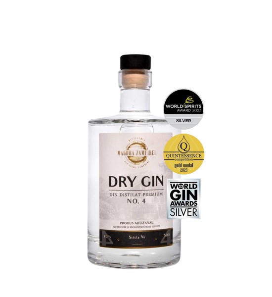 Magura Zamfirei Premium Distilat No4 Dry Gin 0.5L - 1