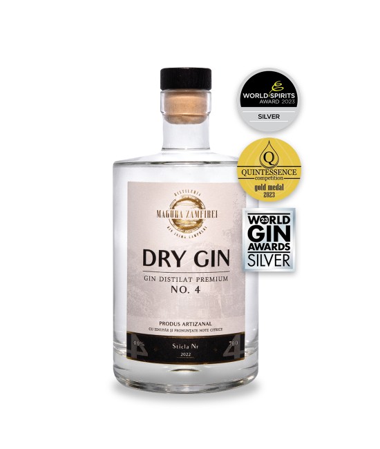 Magura Zamfirei Premium Distilat No4 Dry Gin 0.7L