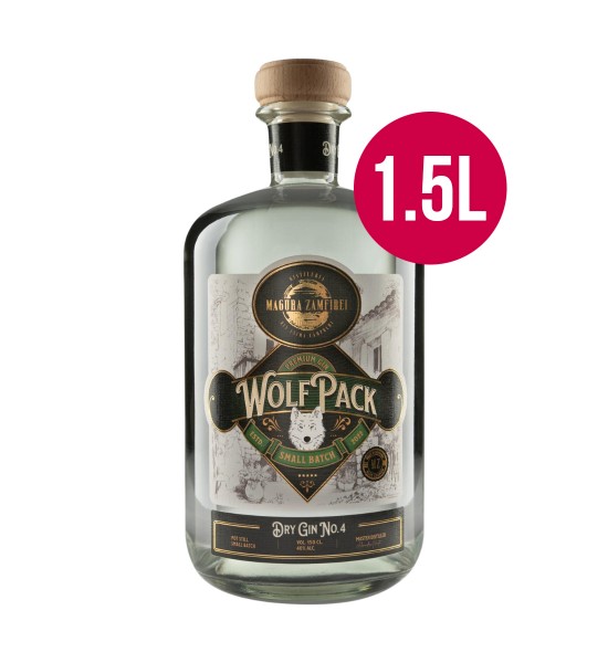 Magura Zamfirei Wolfpack Small Batch No4 Dry Gin Magnum 1.5L - 1