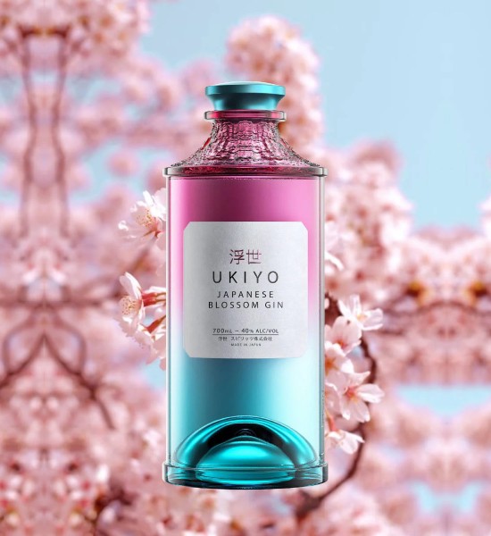 Ukiyo Japanese Blossom Gin 0.7L - 1