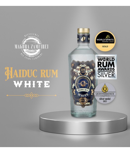 Magura Zamfirei Haiduc Premium Hand Crafted White Rom 0.7L
