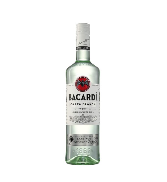 Bacardi Carta Blanca 37.5% Rom 1L - 1
