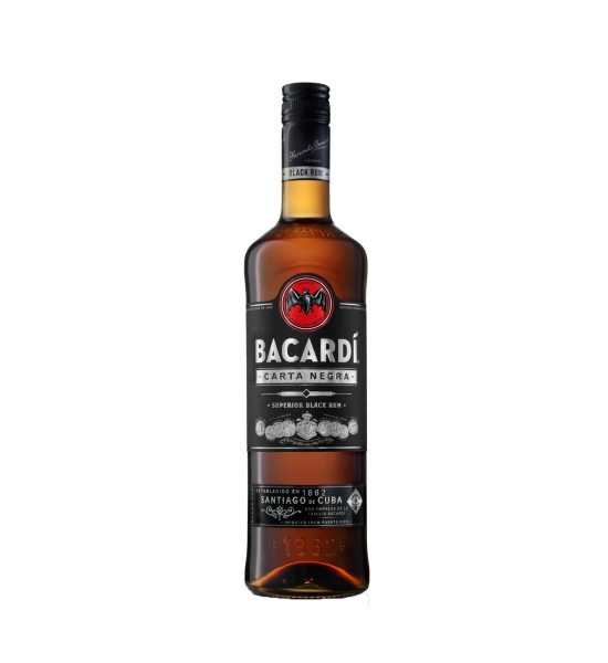 Bacardi Carta Negra 40% Rom 1L - 1