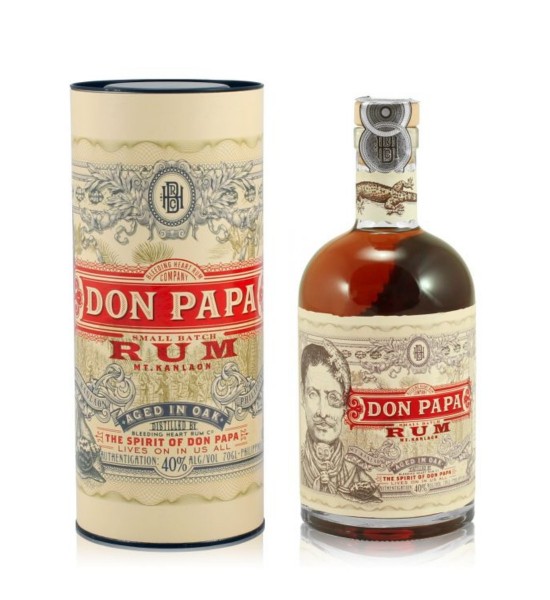 Don Papa Small Batch Aged in Oak 7 ani Rom 0.7L - 1