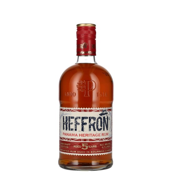 Heffron Panama Heritage - Matured In Bourbon Barrels - 5 ani Rom 0.7L - 1
