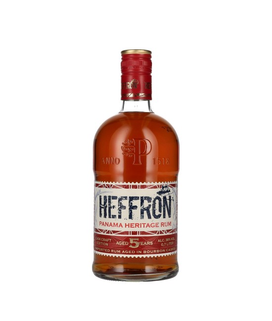 BEST SELLERS - Heffron Panama Heritage - Matured In Bourbon Barrels - 5 ani Rom 0.7L
