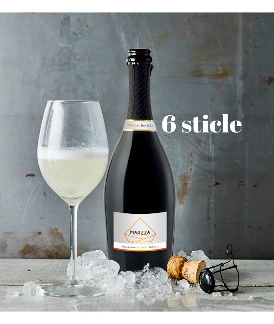 PRETURI INGHETATE - Marzza Millesimato Blanc de Blancs Brut BAX 6 st. x 0.75L