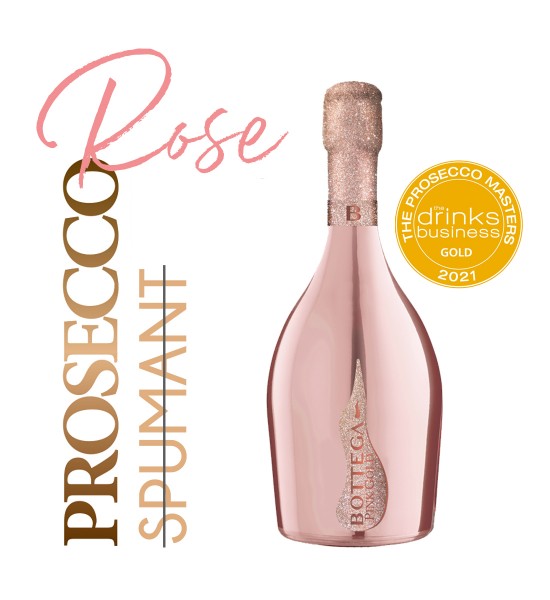 Bottega Pink Gold Prosecco Rose 0.75L - 1