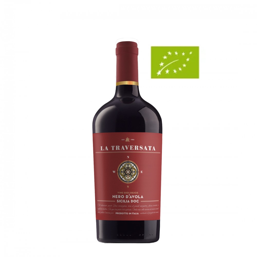 Corvezzo La Traversata Organic Nero D'avola Sicilia - Vin Rosu Sec - Italia - 0.75L