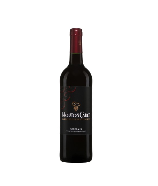 VINURI MERLOT - Mouton Cadet Cabernet Franc, Cabernet Sauvignon & Merlot Bordeaux - Vin Rosu Sec - Franta - 0.75L