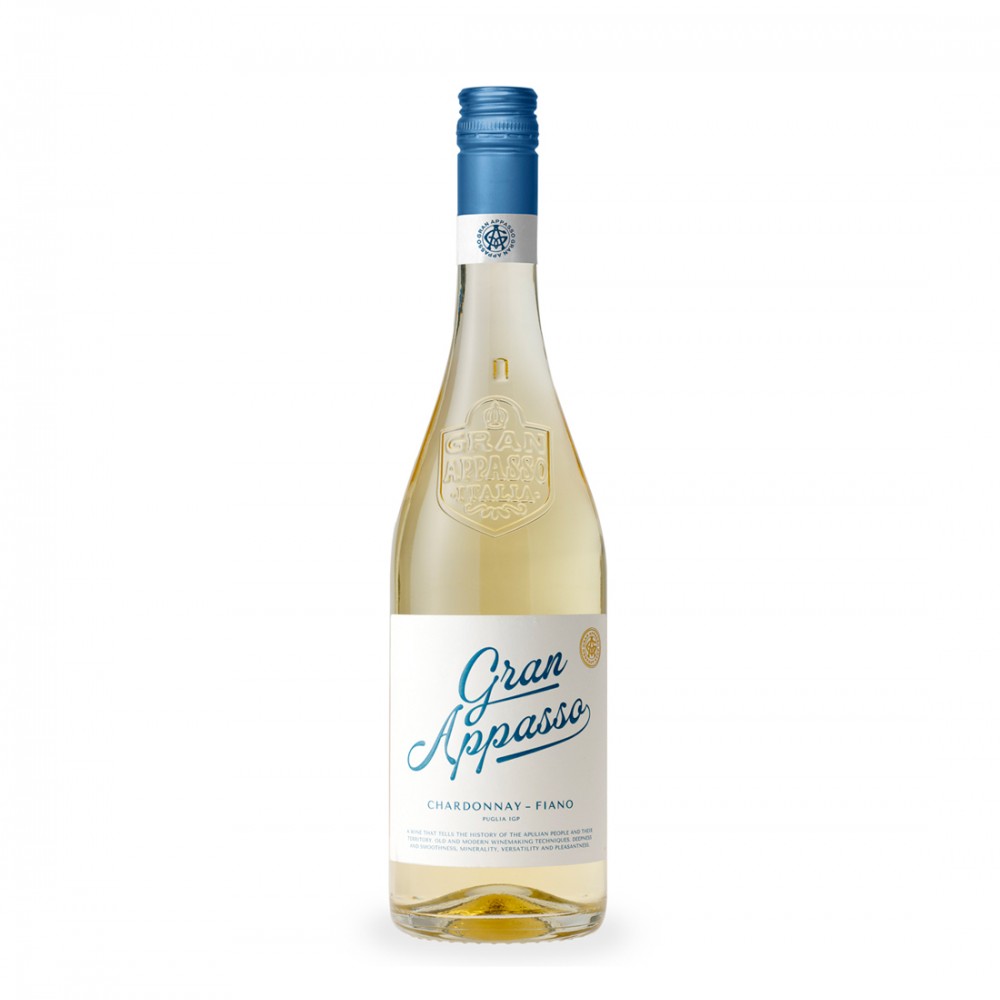 Gran Appasso Bianco Chardonnay Fiano - Vin Alb Sec - Italia - 0.75L 