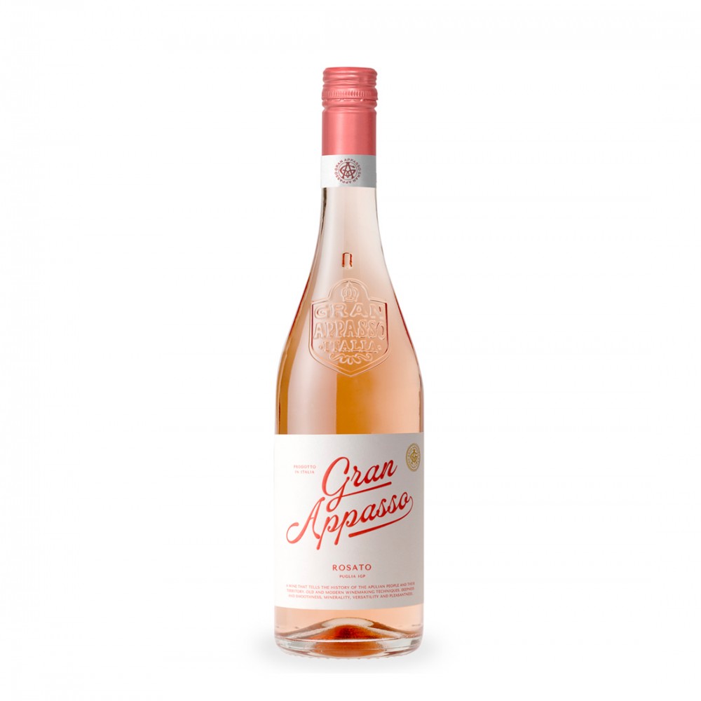 Gran Appasso Rosato Puglia Igp - Vin Rose Sec - Italia - 0.75L 
