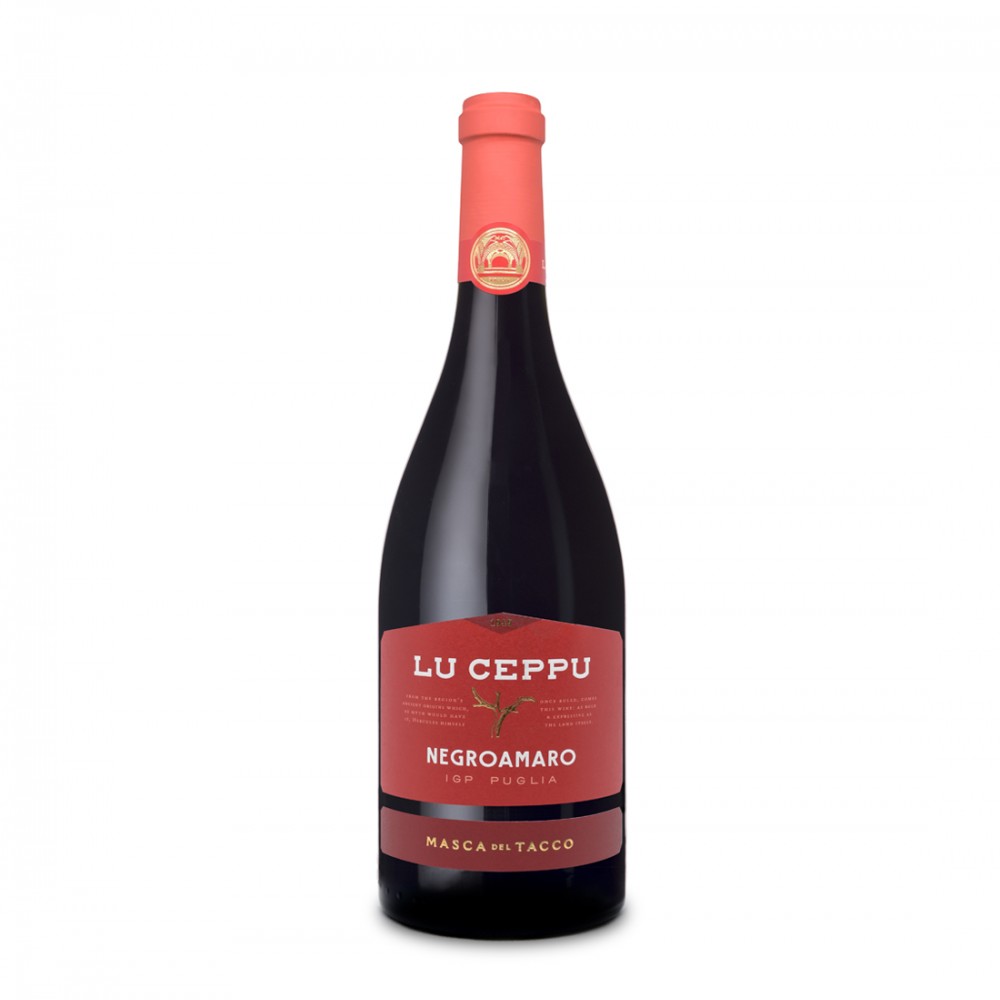 Masca del Tacco Lu Ceppu Negroamaro Puglia Igp - Vin Rosu Sec - Italia - 0.75L Masca del Tacco Lu Ceppu Negroamaro Puglia Igp - Vin Rosu Sec - Italia - 0.75L