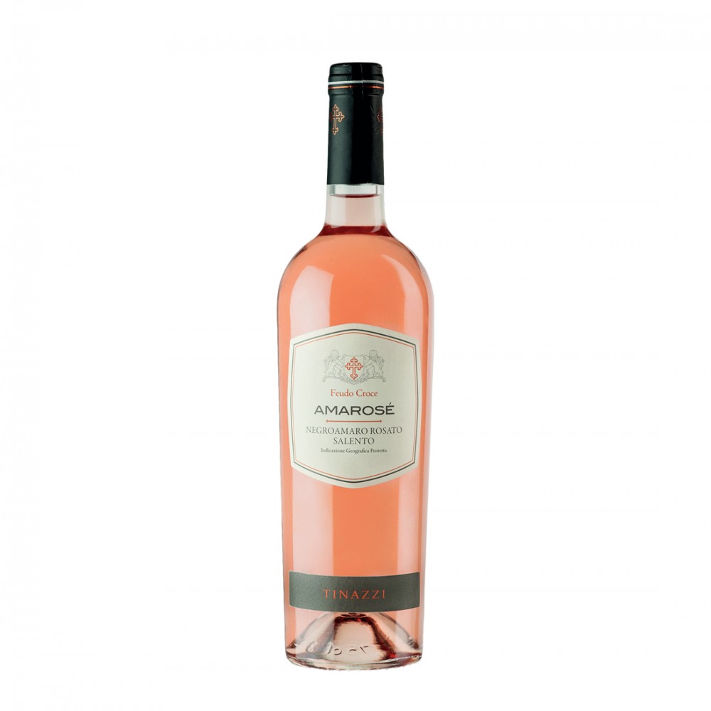 Tinazzi Amarose Feudo Croce Negroamaro Salento IGP - Vin Rose Sec - Italia - 0.75L