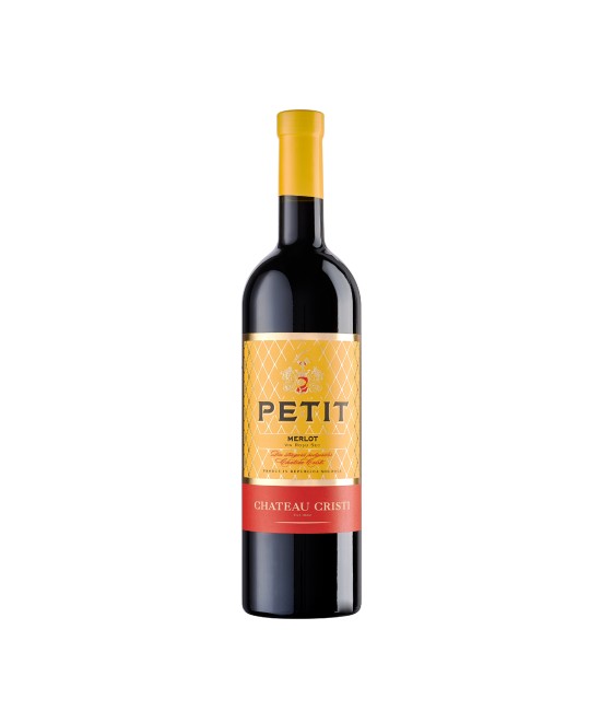VINURI CHATEAU CRISTI - Petit by Chateau Cristi Merlot - Vin Rosu Sec - Republica Moldova - 0.75L