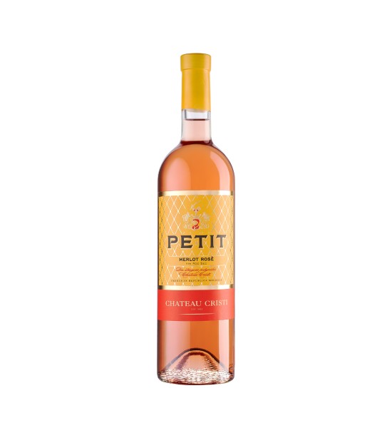Petit by Chateau Cristi Merlot Rose - Vin Rose Sec - Republica Moldova - 0.75L - 1