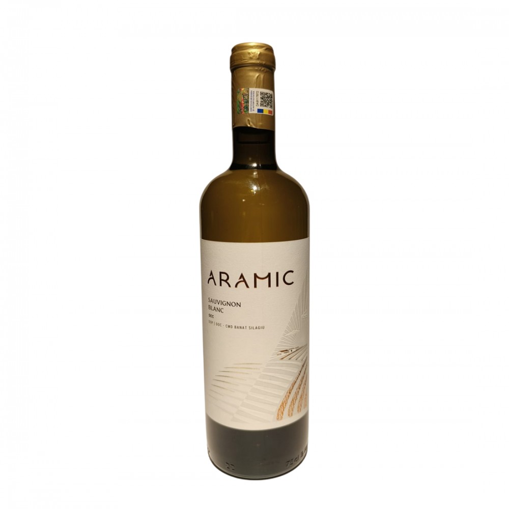 Aramic Sauvignon Blanc - Vin Alb Sec - Romania - 0.75L