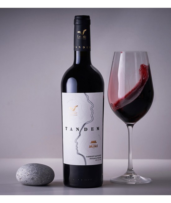 VIN ROSU - Liliac Tandem Cabernet Sauvignon & Feteasca Neagra - Vin Rosu Sec - Republica Moldova - 0.75L