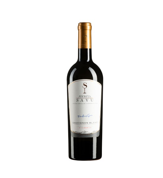 Pivnita Savu Sauvignon Blanc - Vin Alb Sec - Romania - 0.75L - 1