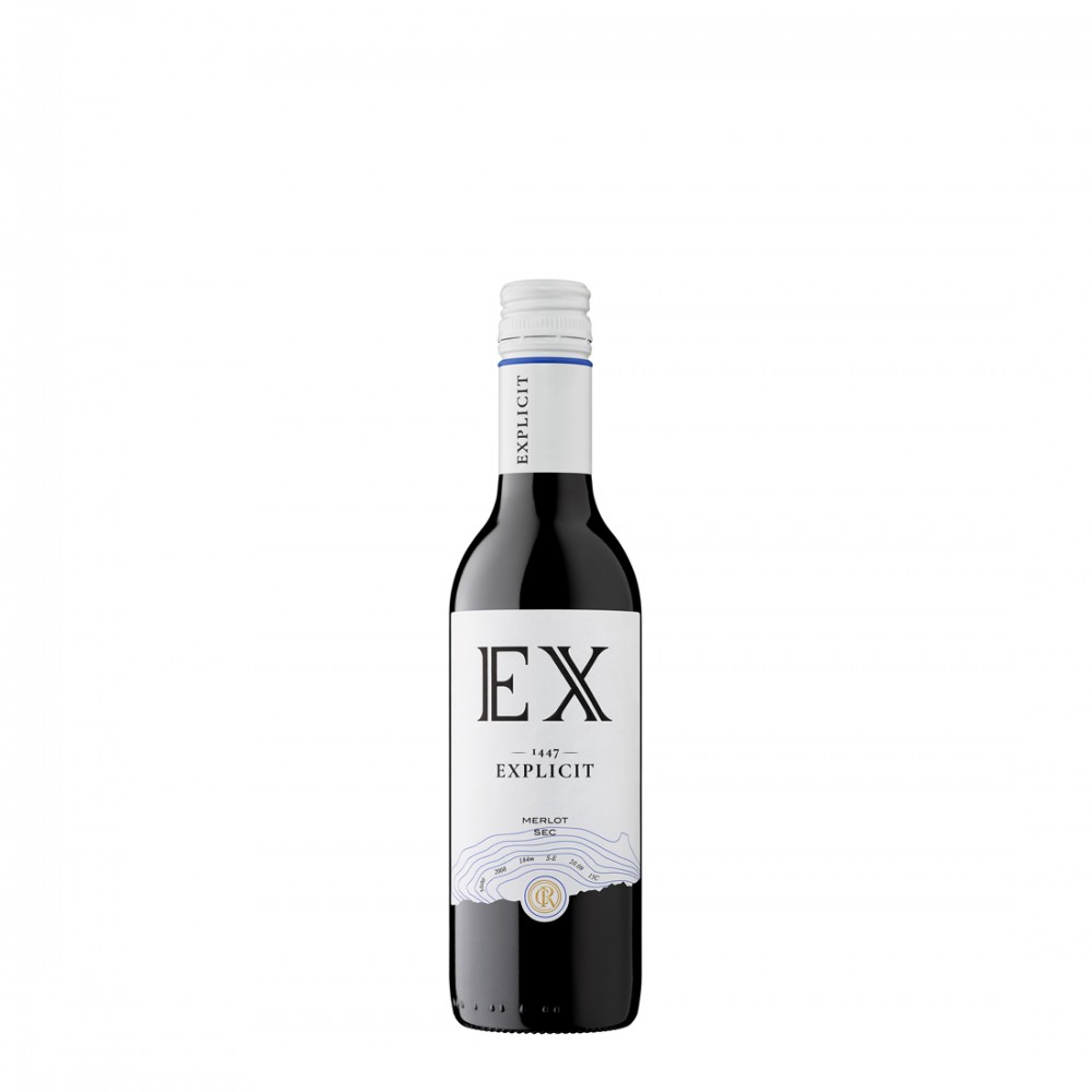 Recas Explicit Merlot Doc- Vin Sec Rosu - Romania - 0.375L