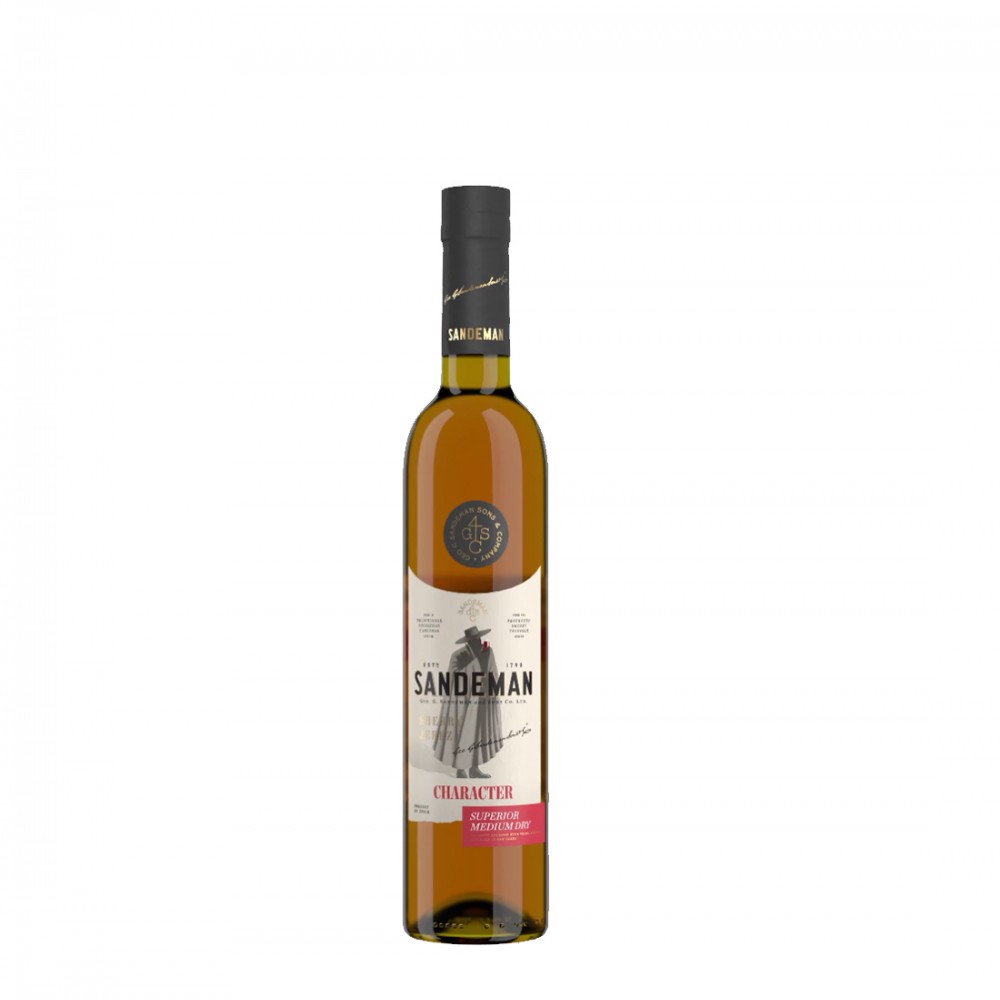Sandeman Sherry Character Superior Medium Dry - Vin Alb Demisec  - Spania - 0.5L