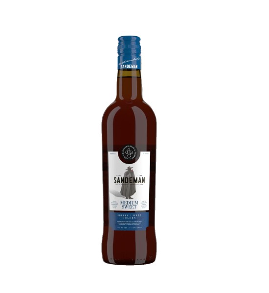 Sandeman Sherry Medium Sweet - Vin Alb Demidulce - Spania - 0.75L Sandeman Sherry Medium Sweet - Vin Alb Demidulce - Spania - 0.75L - 1