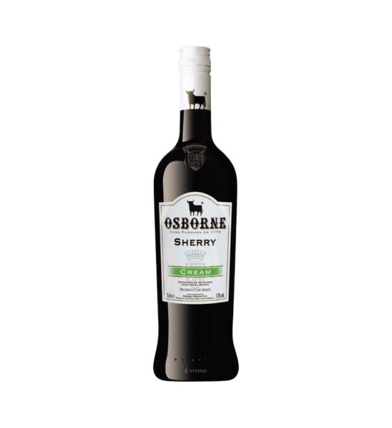 Osborne Cream Sherry - Vin Fortificat Demidulce - Spania - 0.75L Lichior - 1