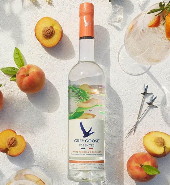 Grey Goose Essences White Peach & Rosemary Vodka 1L - 1