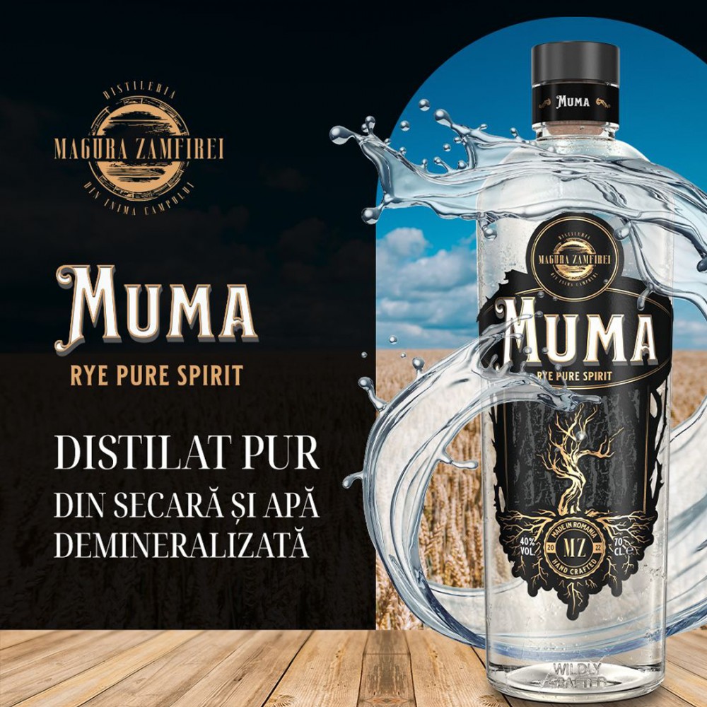 Magura Zamfirei Muma Rye Pure Spirit 0.7L