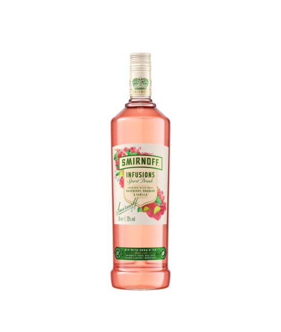 ALL PRODUCTS - Smirnoff Infusions Raspberry Rhubarb Vanilla Vodka 1L