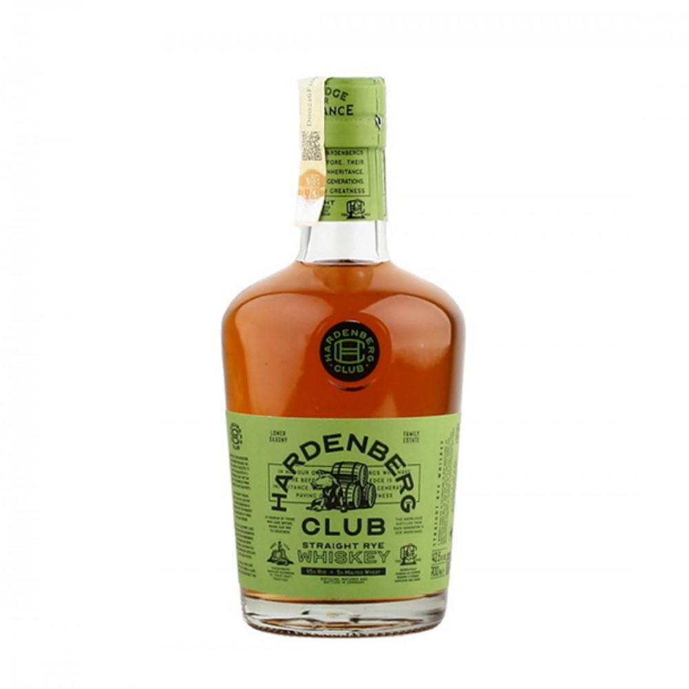 Hardenberg Club Straight Rye Whisky 0.7L