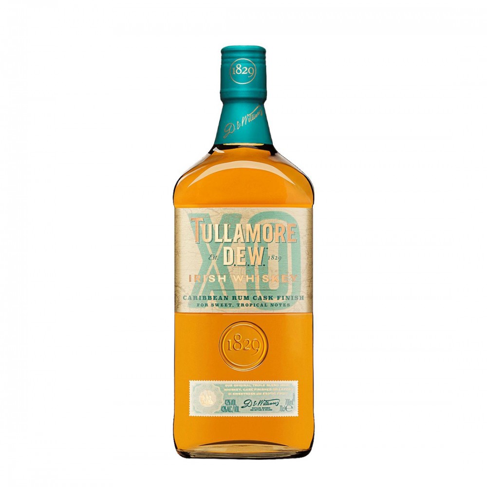 Tullamore Dew Caribbean Rum Cask Finish Blended Irish Whiskey 1L