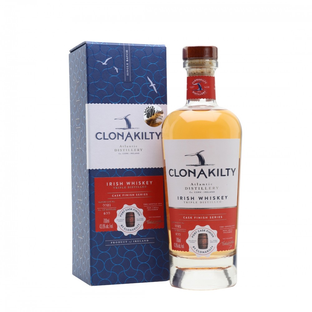 Clonakilty Cask Port Cask Finish Blended Irish Whiskey 0.7L