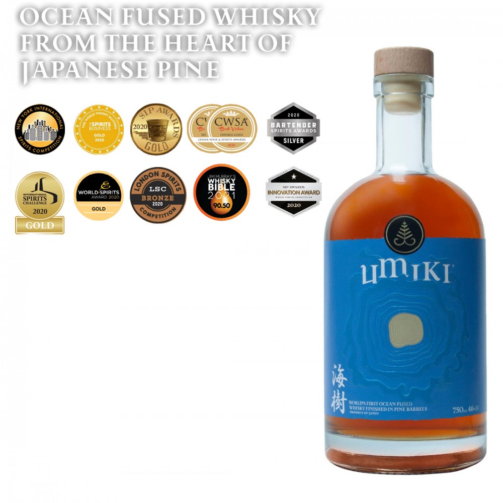 Umiki Ocean Fused Blended Japanese Whisky 0.75L