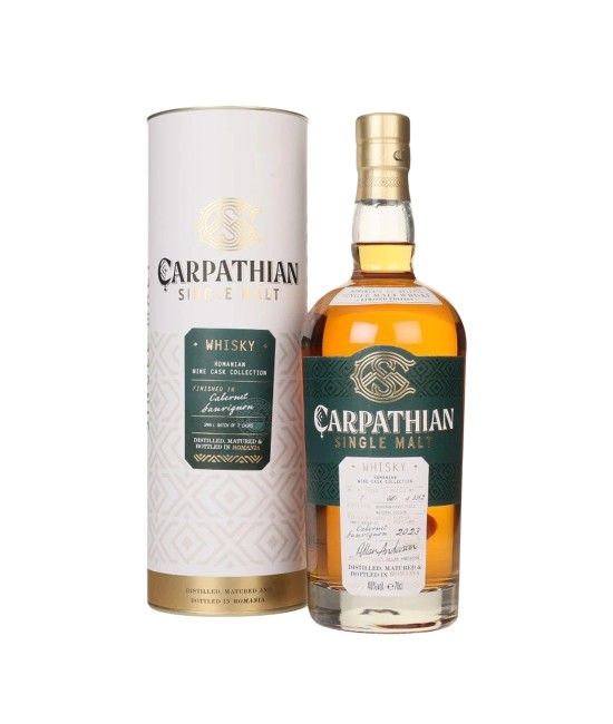 Alexandrion Carpathian Single Malt Whisky Romanian Wine Cask Collection Cabernet Sauvignon 0.7L