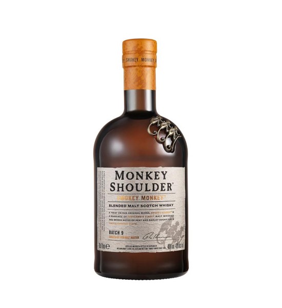 Monkey Shoulder Smokey Monkey Blended Malt Scotch Whisky 0.7L - 1