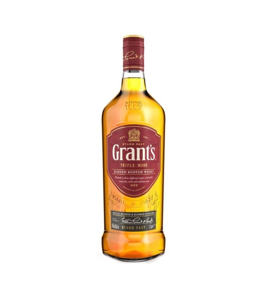 Grant's Triple Wood Blended Scotch 40% Whisky 1L - 1