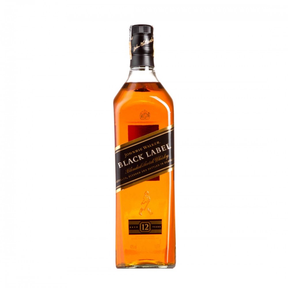 Johnnie Walker Black Label 12 ani Blended Scotch Whisky 0.7L 
