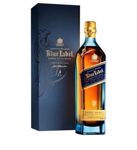 Johnnie Walker Blue Label Blended Scotch Whisky 1L - 1