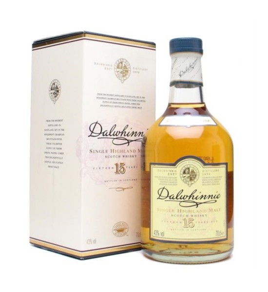 Dalwhinnie 15 ani Highland Single Malt Scotch Whisky 0.7L Dalwhinnie 15 ani Highland Single Malt Scotch Whisky 0.7L - 1