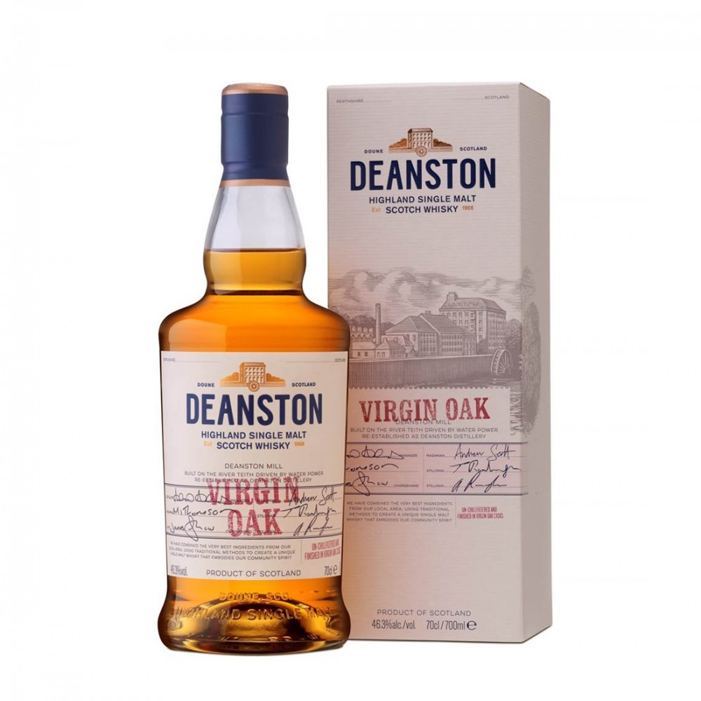 Deanston Highland Single Malt Scotch Whisky Virgin Oak 0.7L