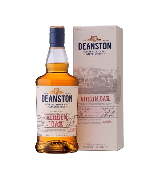 Deanston Highland Single Malt Scotch Whisky Virgin Oak 0.7L Deanston Highland Single Malt Scotch Whisky Virgin Oak 0.7L - 1