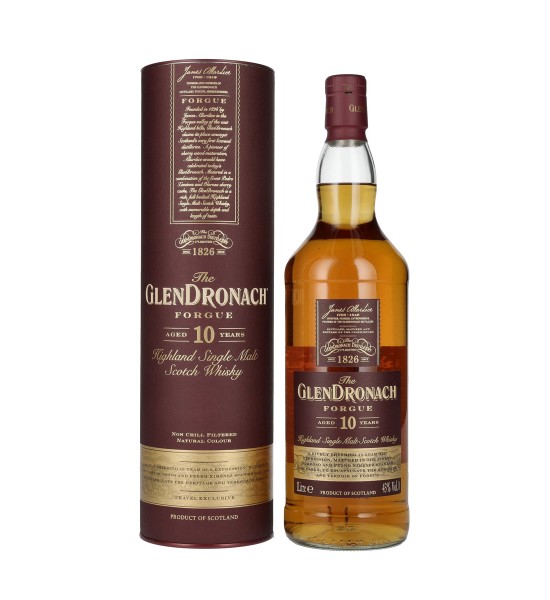Glendronach 10 ani Highland Single Malt Scotch Whisky 1L Glendronach 10 ani Highland Single Malt Scotch Whisky 1L - 1
