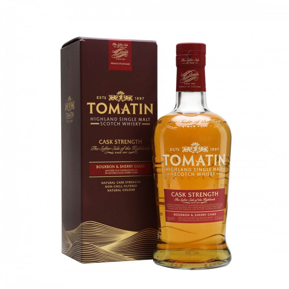 Tomatin Cask Strength Highland Single Malt Scotch Whisky 0.7L