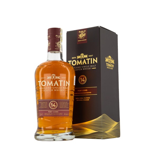 Tomatin 14 ani Highland Single Malt Scotch Whisky 0.7L - 1