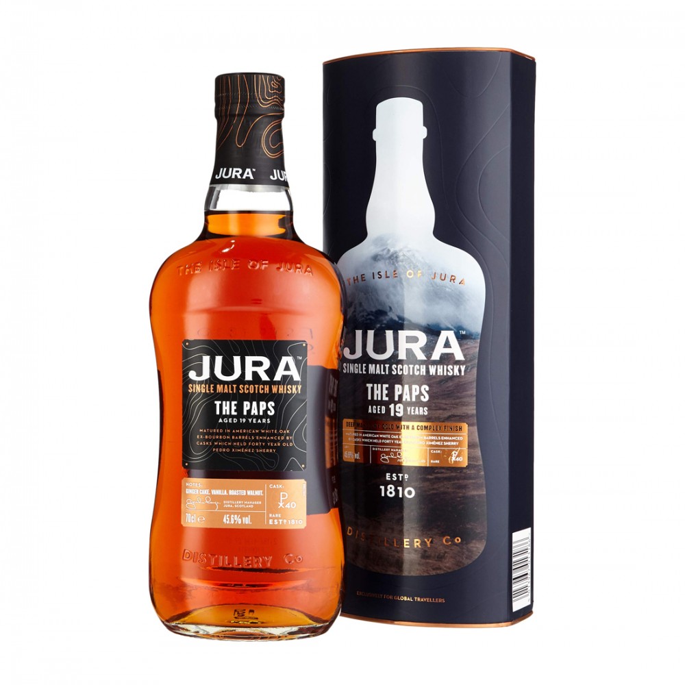 Jura The Paps 19 ani Island Single Malt Scotch Whisky 0.7L